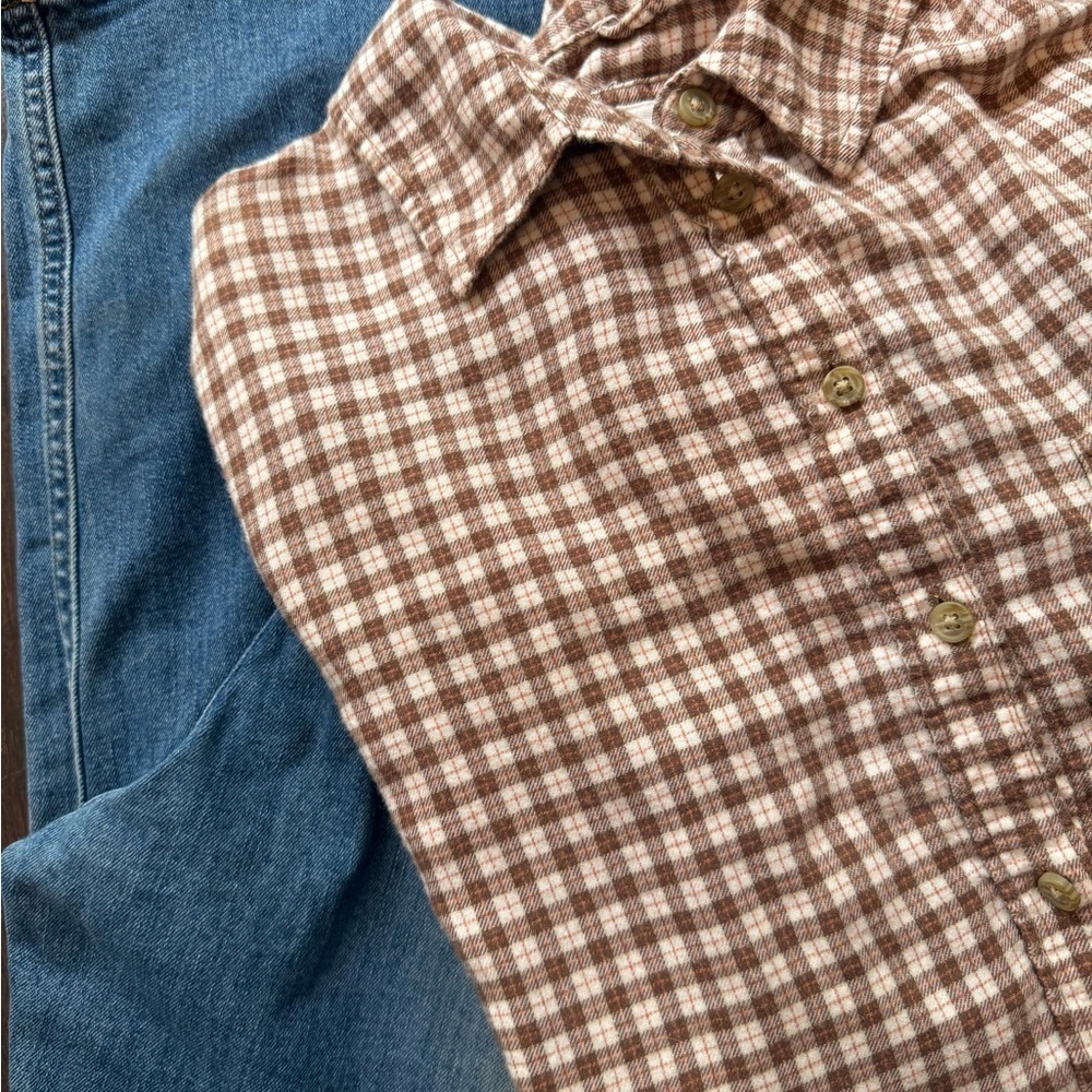 American Eagle Soft Flannel Plaid size Medium - Picture 6 of 6